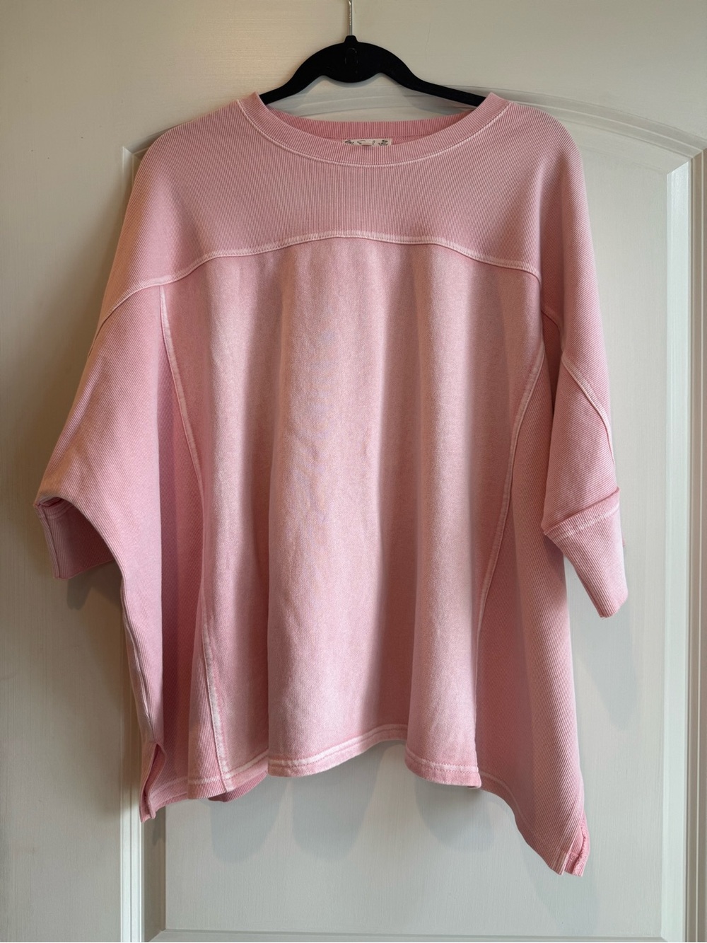 Women’s Relaxed Pink Crewneck Shirt